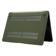 Puzdro pre MacBook Air 13 A2337 M1 A2179 A1932, HardShell, zelený