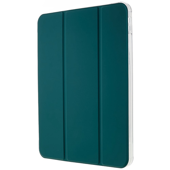 Etui do iPad 10.9 2022 10 GEN, Pencil Hybrid, z miejscem na rysik, Ciemno zielone