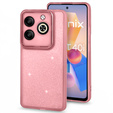 Obal na mobil pre Infinix Hot 40i, Glittery Powder, ružové