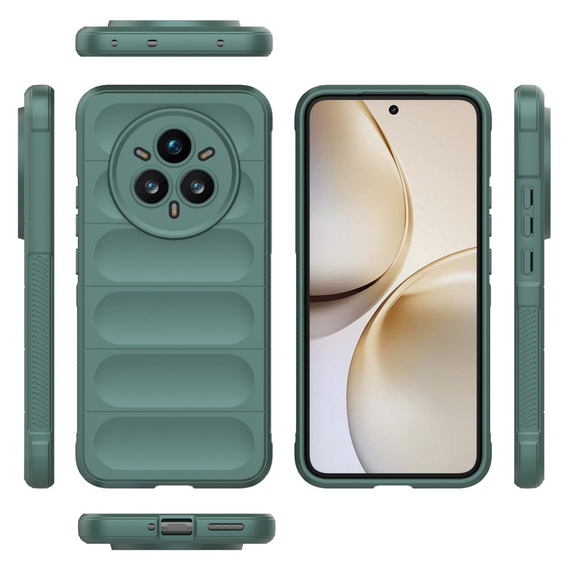 Obal na mobil pre Realme 14 Pro+ 5G, Gaming Shockproof, zelený