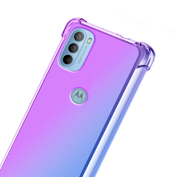 Puzdro pre Motorola Moto G31 / G41, Gradient Dropproof, modré