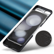 Puzdro pre Samsung Galaxy Z Flip7 FE / Z Flip6, CASEME Litchi Leather, modré