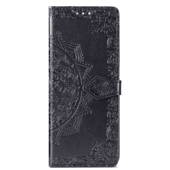 Klapkové puzdro pre Samsung Galaxy Z Fold 4 5G, Mandala, čierne