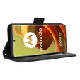 Klapkové puzdro pre Motorola Moto G85, Card Slot, čierne