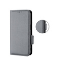 Klapkové puzdro pre Xiaomi Redmi Note 12 5G / POCO X5 5G, Wallet Litchi Magnet, sivé