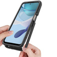 Puzdro pre Motorola Moto G53 5G, Shockproof, s fóliou, čierne