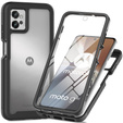Puzdro pre Motorola Moto G32, Shockproof, s fóliou, čierne