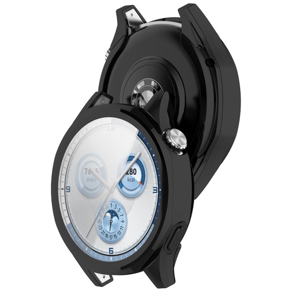 Puzdro 2v1 s ochranou displeja pre Huawei Watch GT 5 46mm, čierne