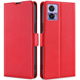 Klapkové puzdro pre Motorola Edge 30 Neo 5G, Wallet Thin Magnet, červené