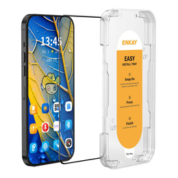 ENKAY Tvrdené sklo pre Google Pixel 9, čierne