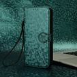 Flipové puzdro pre Xiaomi Redmi 15C 4G/LTE, Wallet Rhombus, zelený