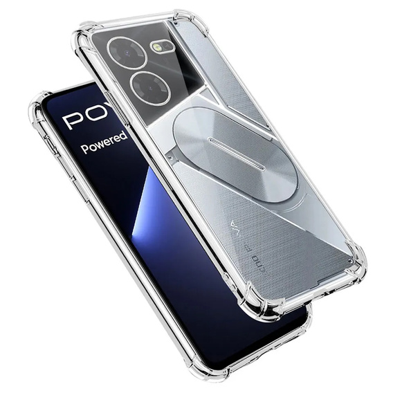 Obal na mobil pre Tecno Pova 5 Pro, Dropproof, priehľadné