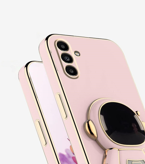 Obal na mobil pre Samsung Galaxy A56 5G, Astronaut, ružové