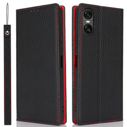 Kožené puzdro pre Sony Xperia 10 VI, ERBORD Grain Leather, čierne