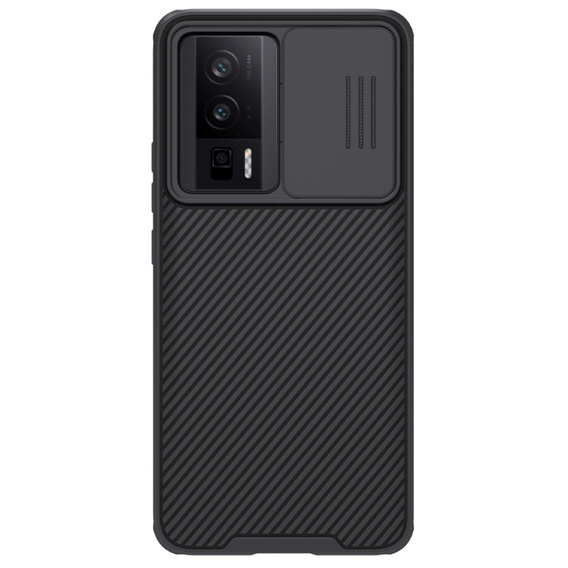 Puzdro pre Poco F5 Pro, pancierované Nillkin, CamShield Pro, čierne