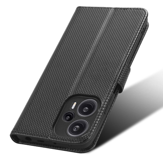 Klapkové puzdro pre Poco F5 5G, Wallet Smart Magnet, čierne