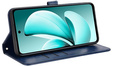 Flipové puzdro pre Realme C71, Wallet Rhombus, modré