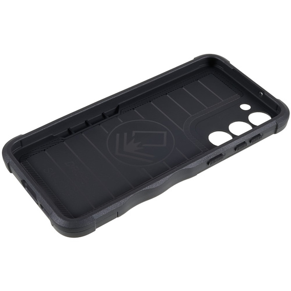 Obrnené puzdro pre Samsung Galaxy S23 Plus, Dual-Layer, čierne