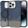 Puzdro pre iPhone 14 Pro, Frame Kickstand, pre MagSafe, Sand Blue