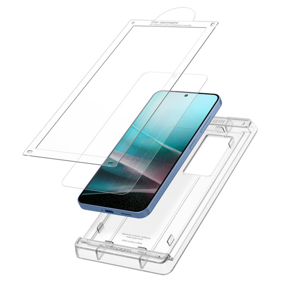 SPIGEN Szkło Hartowane do Samsung Galaxy S23, Glas.TR EZ Fit (2 sztuki)