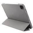 Puzdro pre iPad Pro 11 2021/2022, Smartcase s priestorom pre stylus, sivé