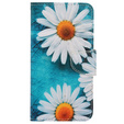 Klapkové puzdro pre Xiaomi Redmi 13C / Poco C65, Wallet, Daisy, modré