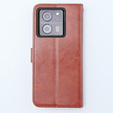 Klapkové puzdro pre Xiaomi 13T / 13T Pro, Crazy Horse Wallet, hnedé