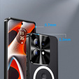 Ochranné puzdro na fotoaparát pre Motorola Edge 50 Pro 5G, CamShield MagSafe, čierne