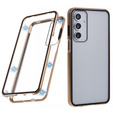 Puzdro pre Samsung Galaxy A16, Magnetic Dual Glass, zlaté