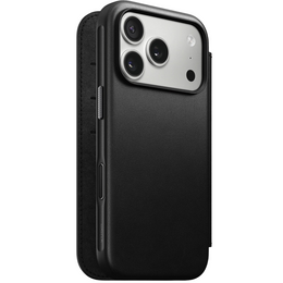 Puzdro Nomad pre iPhone 17 Pro Max, Modern Leather Folio, čierne