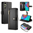 Klapkové puzdro pre Samsung Galaxy A36 5G, Wallet Zipper Pocket, čierne