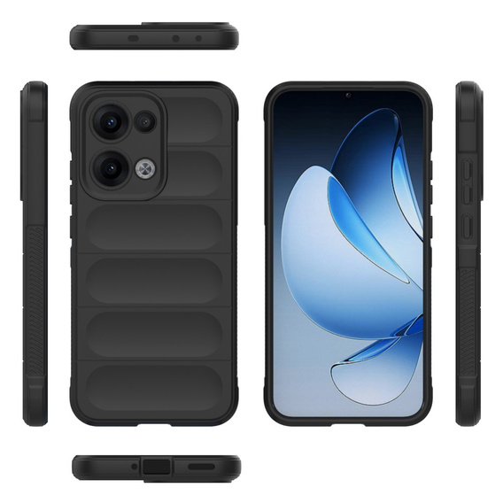Obal na mobil pre Oppo Reno 13, Gaming Shockproof, čierne