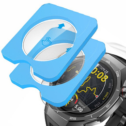 2x ERBORD tvrdené sklo pre Huawei Watch GT 5 Pro 46mm, s montážnym rámom