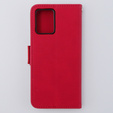 Klapkové puzdro pre Motorola Moto G54 5G, Card Slot, červené