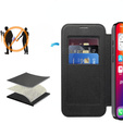 Klapkové puzdro pre iPhone 16 Pro Max, RFID Wallet MagSafe CamShield, čierne