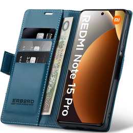 ERBORD Lesklé puzdro Litchi pre Xiaomi Redmi Note 15 Pro 4G