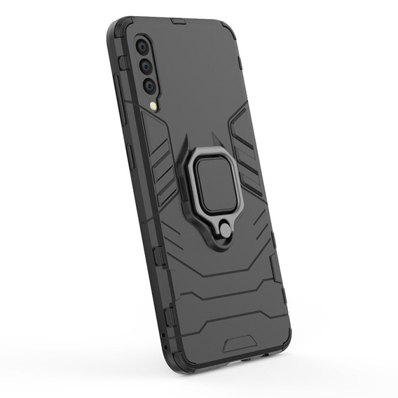 Obal na mobil pre Samsung Galaxy A50, Kickstand Ring, čierne