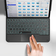 Puzdro s klávesnicou Dracool pre iPad Air 11" 2024 (6 gen.) / Air 10.9" 2022/2020 (5/4 gen.) / Pro 11" 2022/2021/2020/2018 (4/3/2/1 gen.), čierne