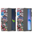 Puzdro pre Lenovo Tab P11 Pro Gen 2 TB132FU TB132XU 11.2", s chlopňou, graffiti