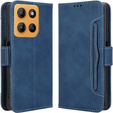 Klapkové puzdro pre Motorola Moto G15 / Motorola Moto G15 Power, Card Slot, tmavomodré