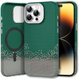 Puzdro pre iPhone 14 Pro, Frame Kickstand, pre MagSafe, Sand Green