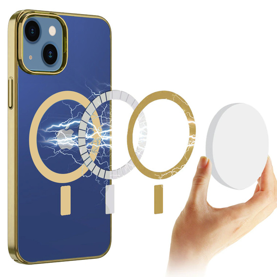 Obal na mobil pre iPhone 13 mini, ERBORD Hybrid MagSafe Case, modré