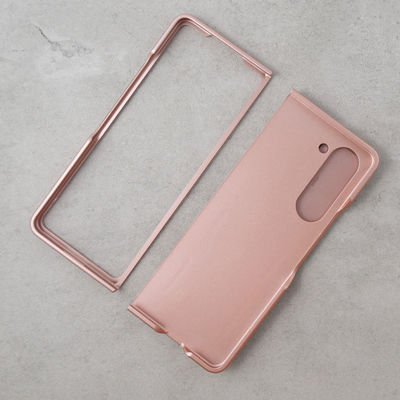 Obal na mobil pre Samsung Galaxy Z Fold5 5G, CamShield Slide, ružové rose gold