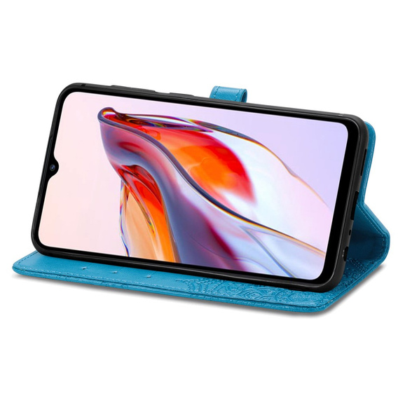 Klapkové puzdro pre Xiaomi Redmi 12C, Mandala, modré