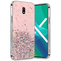 Obal na mobil pre Xiaomi Redmi 8A, Glittery, ružové