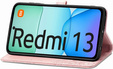 Klapkové puzdro pre Xiaomi Redmi 13, Mandala, ružové