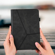 Puzdro pre Samsung Galaxy Tab A9+, Classic, s priestorom pre stylus, čierne