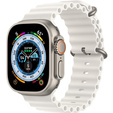 Pasek Silikonowy Waves do Apple Watch 1/2/3/4/5/6/7/8/SE/ 38/40/41/MM, Beżowy
