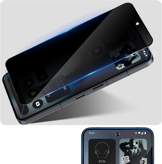 2x tvrdené sklo na ochranu súkromia pre Samsung Galaxy S24 Ultra, ERBORD Anti-Spy