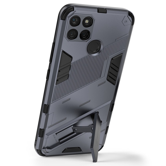 Puzdro pre Realme C21Y/C25Y, Military kickstand, modré
